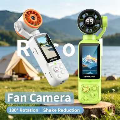 Outdoor Adventure Video - Câmera de Ação com Ventilador de