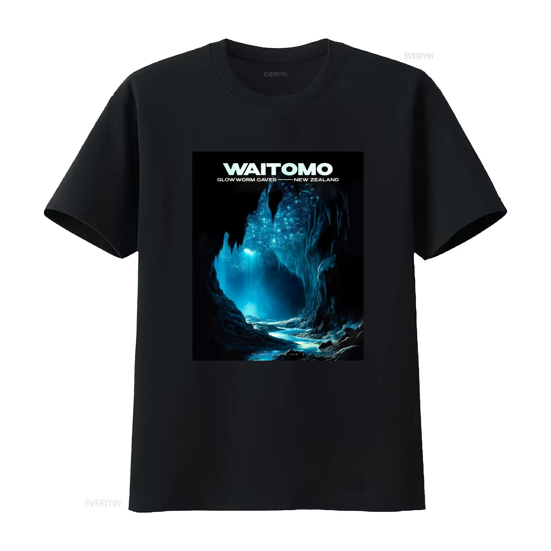 Outdoor Adventure New Zealand - Camiseta Waitomo Caves, vestuário de aventura