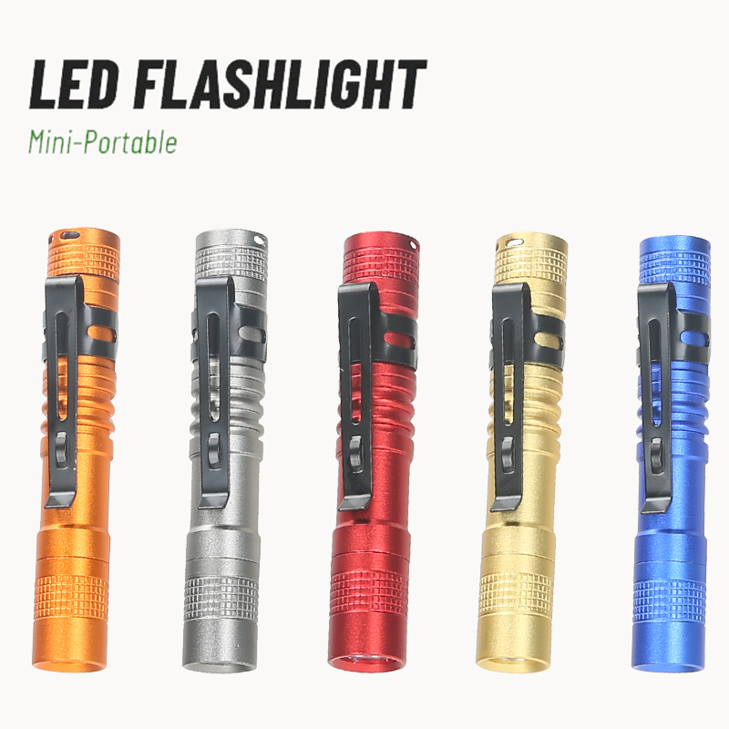 Outdoor Adventure Trips - Portátil mini lanterna de caneta led