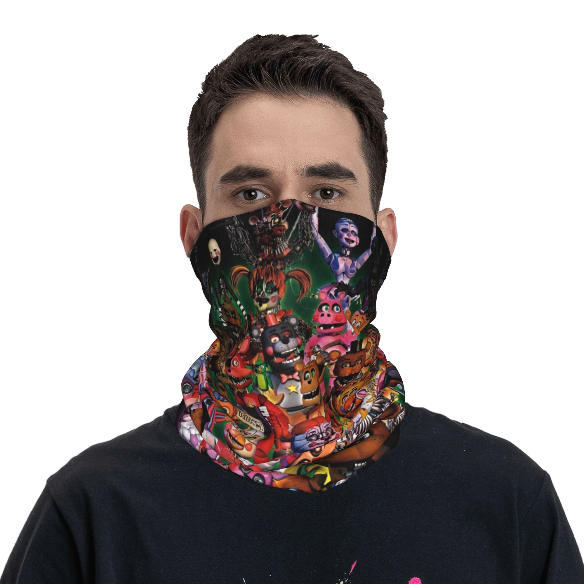Outdoor Adventure At - Gaiter de Pescoço Personalizado FNAF At