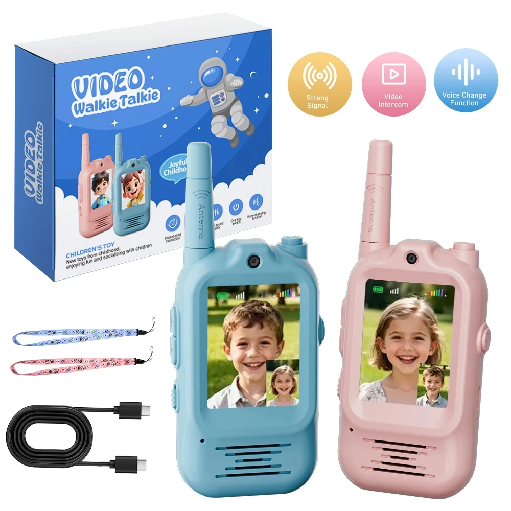 Outdoor Adventure Video - 2 Walkie Talkies Infantis Recarregáveis para