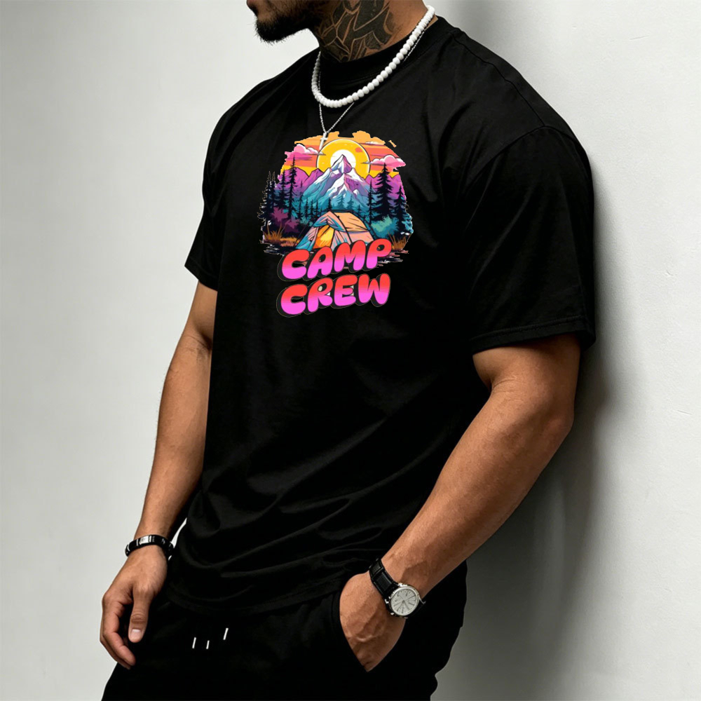 Camiseta Masculina com Estampa - Outdoor Adventure Quotes Short avaliação e preço