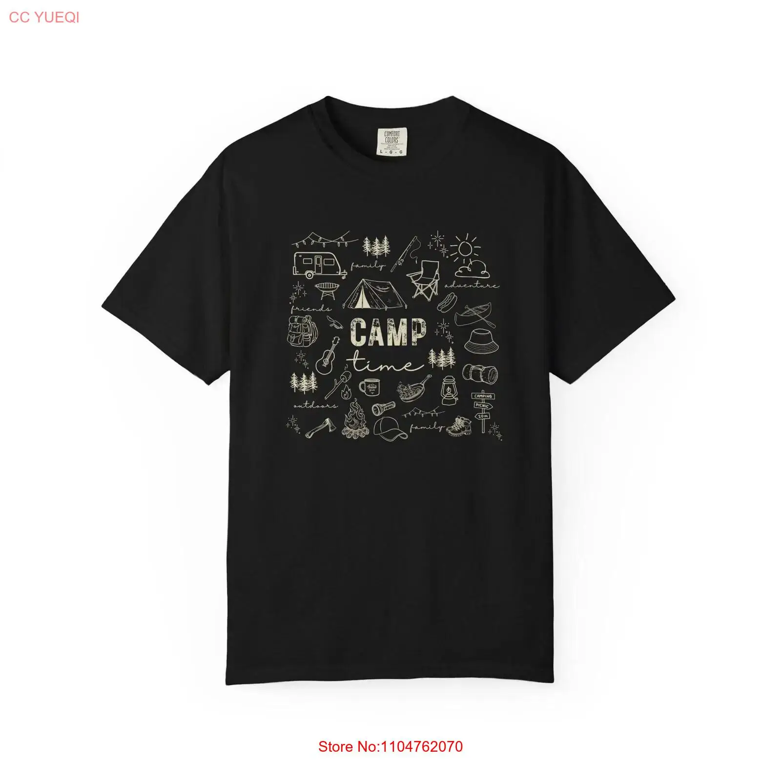 Camiseta de camping com desenh - Outdoor Adventure Wear avaliação e preço