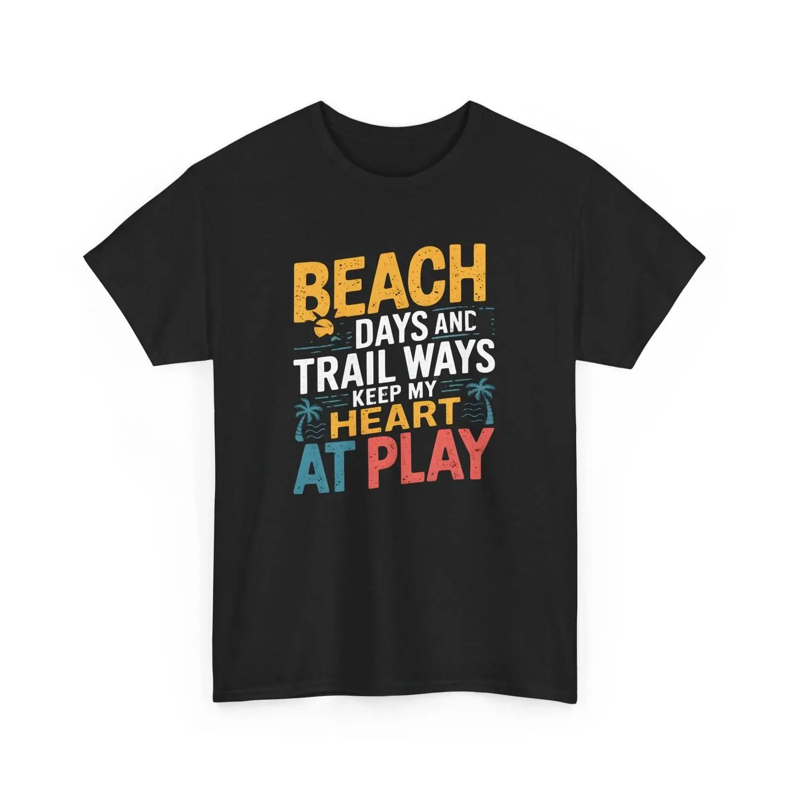 Camiseta Beach Days Trail Ways - Outdoor Adventure Quotes Short avaliação e preço