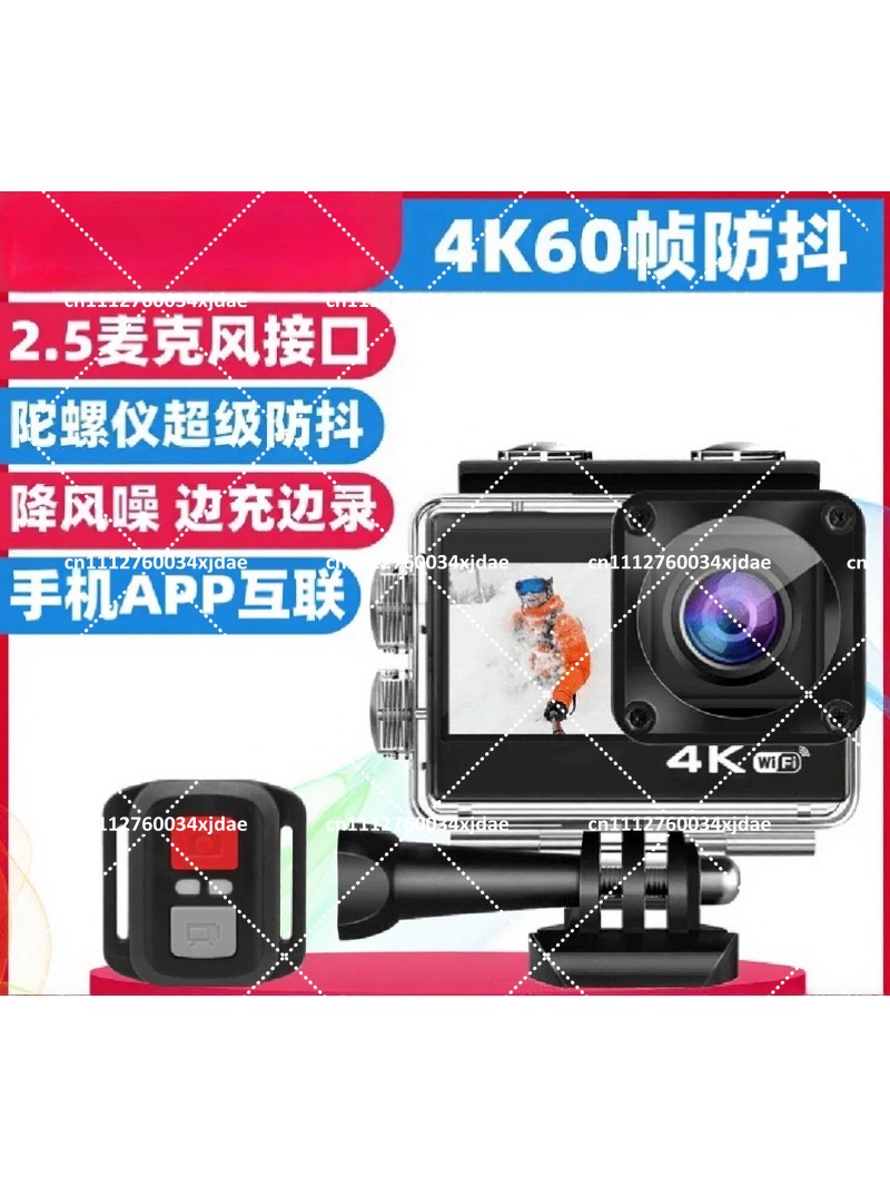 Câmera de Ação 4K 60FPS com Du - Outdoor Adventure Video avaliação e preço
