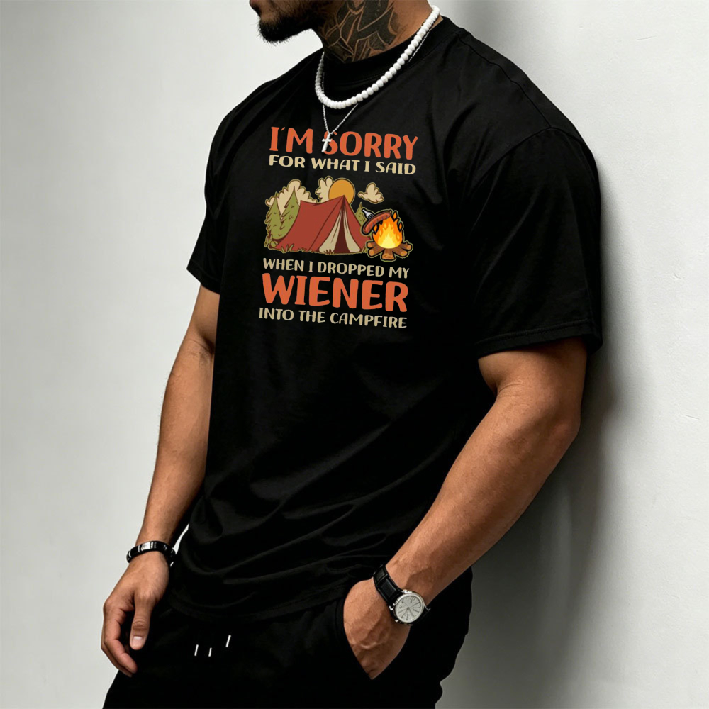 Camiseta Masculina com Estampa - Outdoor Adventure Quotes Short avaliação e preço