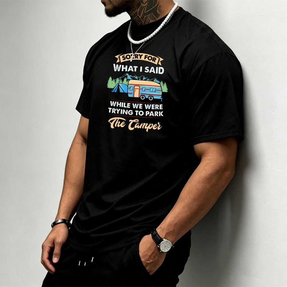 Camiseta masculina com estampa - Outdoor Adventure Quotes Short avaliação e preço