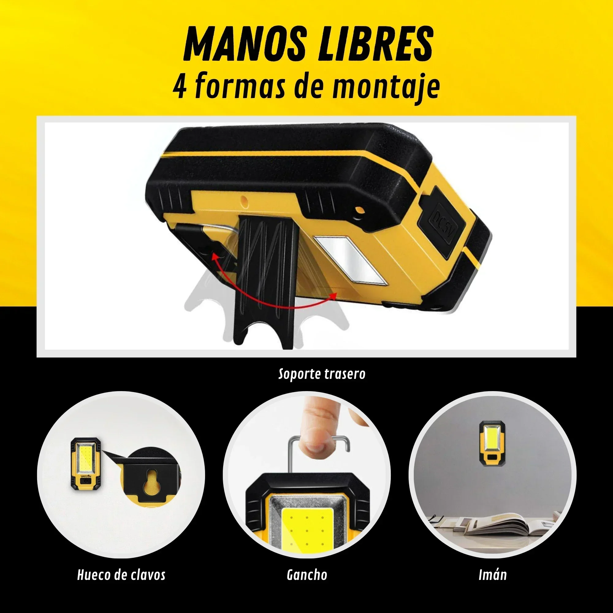 Lanterna de Trabalho Recarregá - Outdoor Adventure Trips avaliação e preço