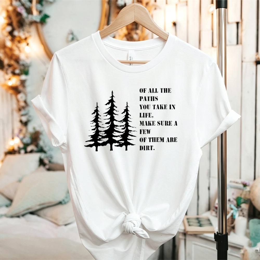 Camiseta gráfica com citação d - Outdoor Adventure Quotes Short avaliação e preço