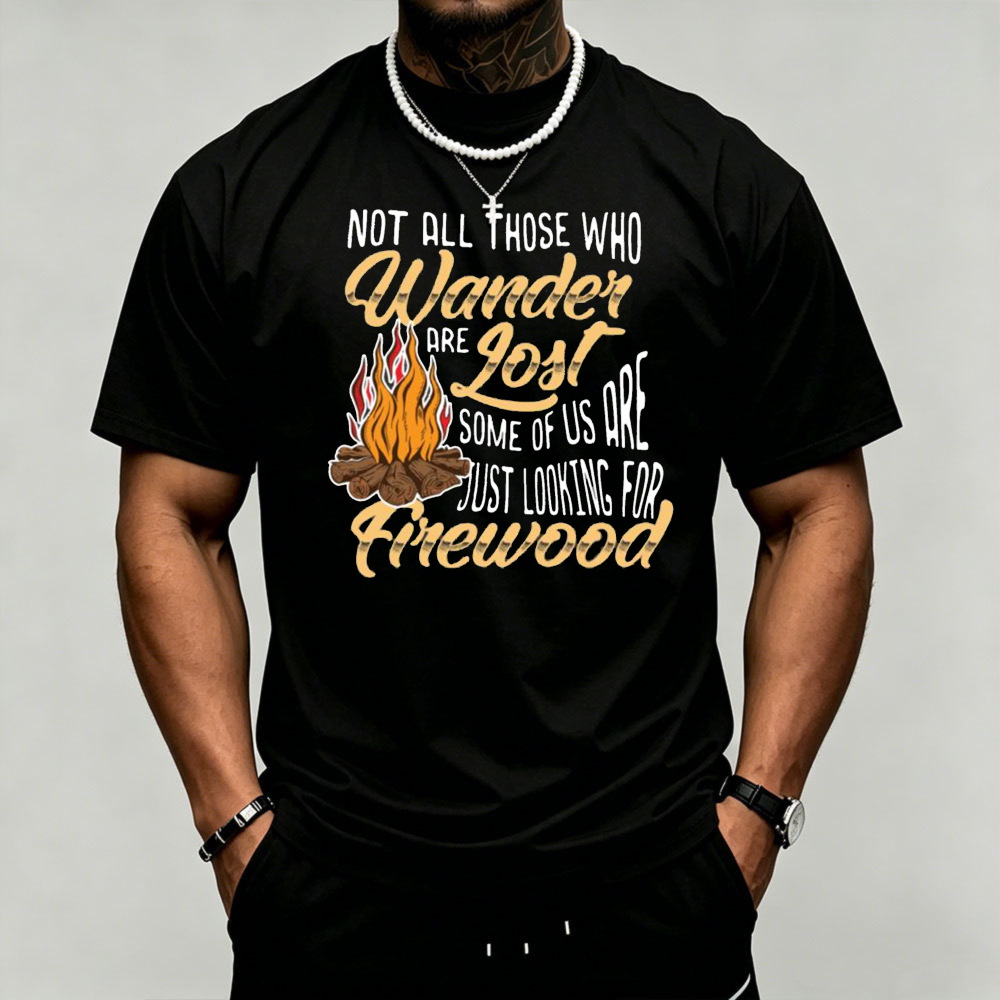 Camiseta masculina com estampa - Outdoor Adventure Quotes Short avaliação e preço