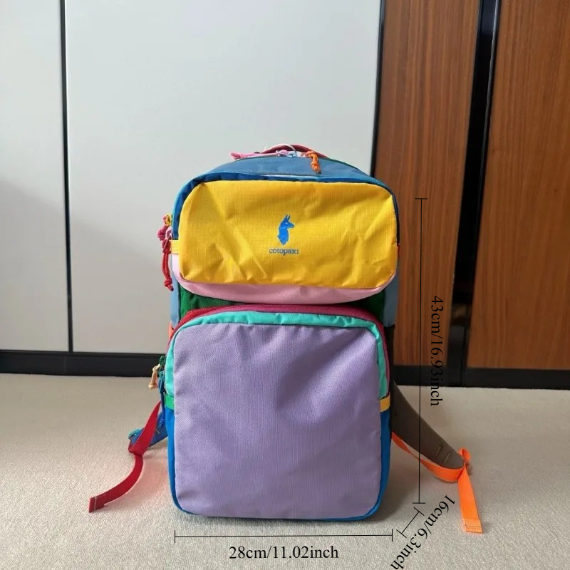 Mochila Color Block Dopamine,  - Outdoor Adventure Trips avaliação e preço