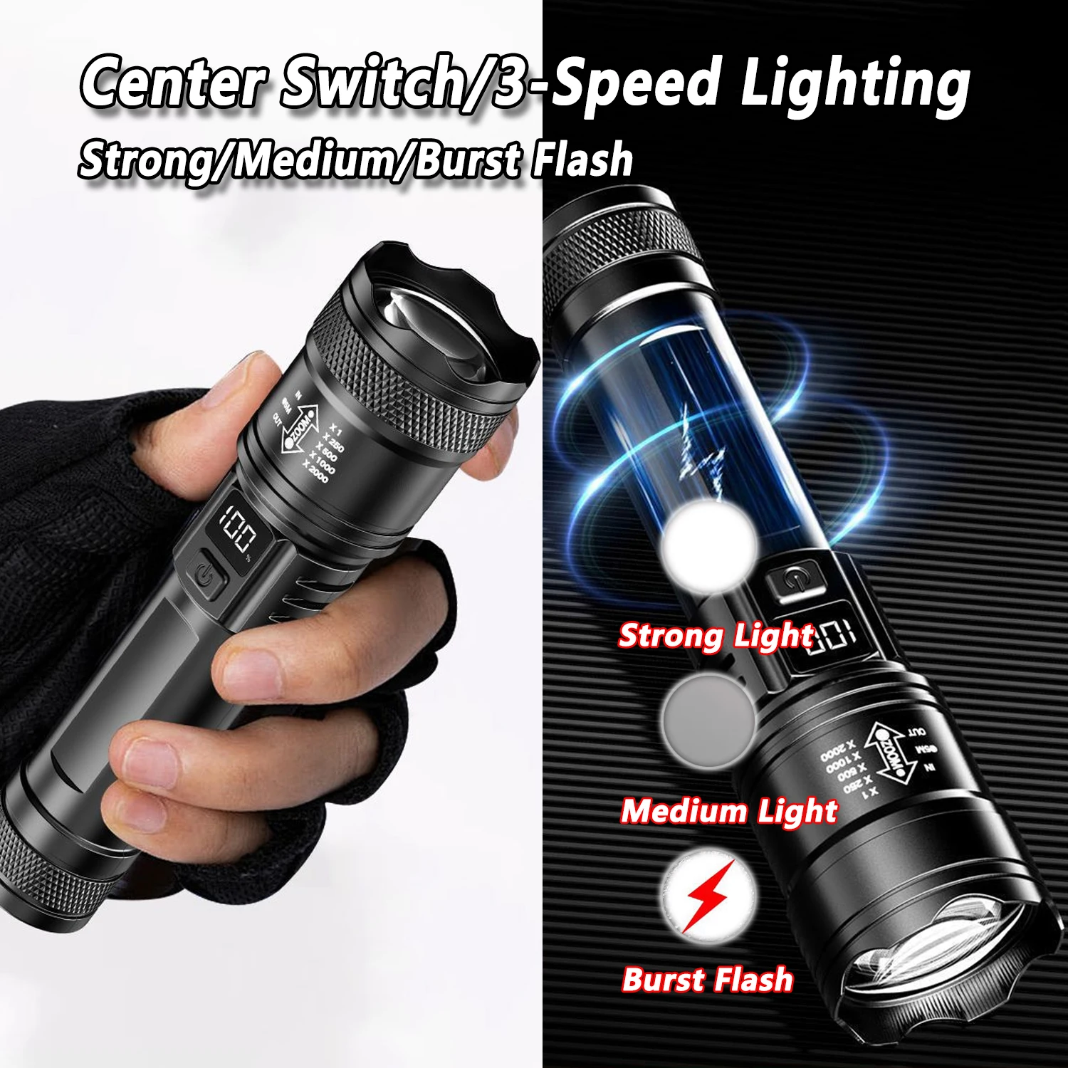 Lanterna led ultra brilhante 2 - Outdoor Adventure Trips avaliação e preço